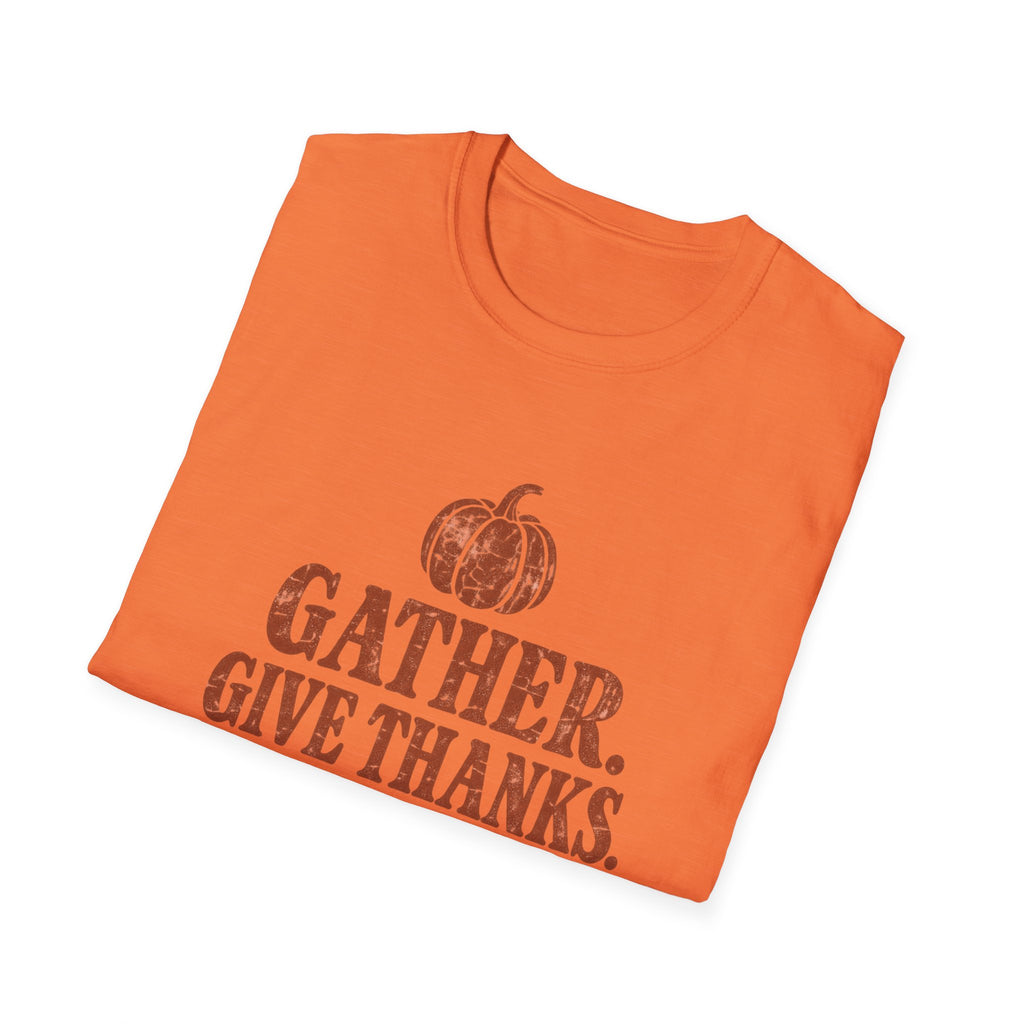 Gather. Give Thanks. Worship. T-Shirt